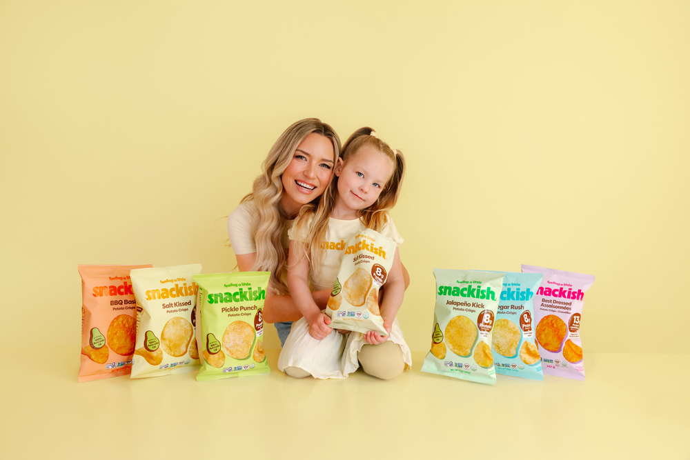 Tara and Willa at the Snackish launch
